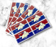 Puppy Post Mail Stickers (Sheet of Four)