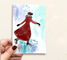 Load image into Gallery viewer, Skating to the Mailbox Postcards
