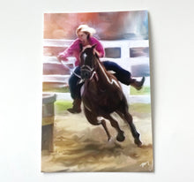 Load image into Gallery viewer, The Barrel Racer Horse Postcard
