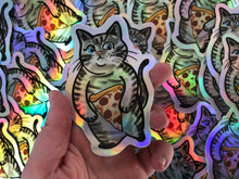 Load image into Gallery viewer, Pizza Cat Sticker
