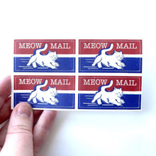 Load image into Gallery viewer, Meow Mail Postal Stickers (Sheet of Four)
