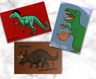 Funny Dinosaur Card Set